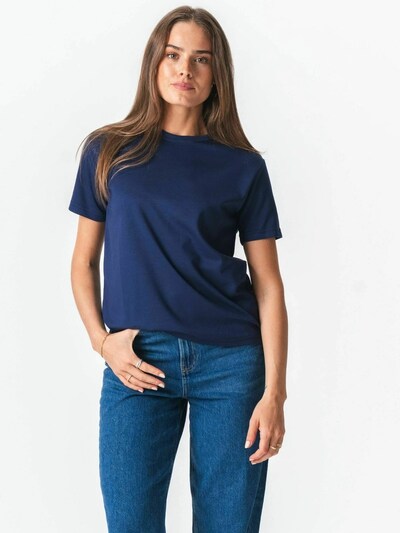 Top ' Loose ' pe L TEESHOPPEN pe bleumarin, Vizualizare produs