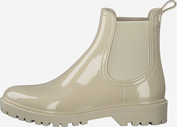 TAMARIS Chelsea boots in Beige