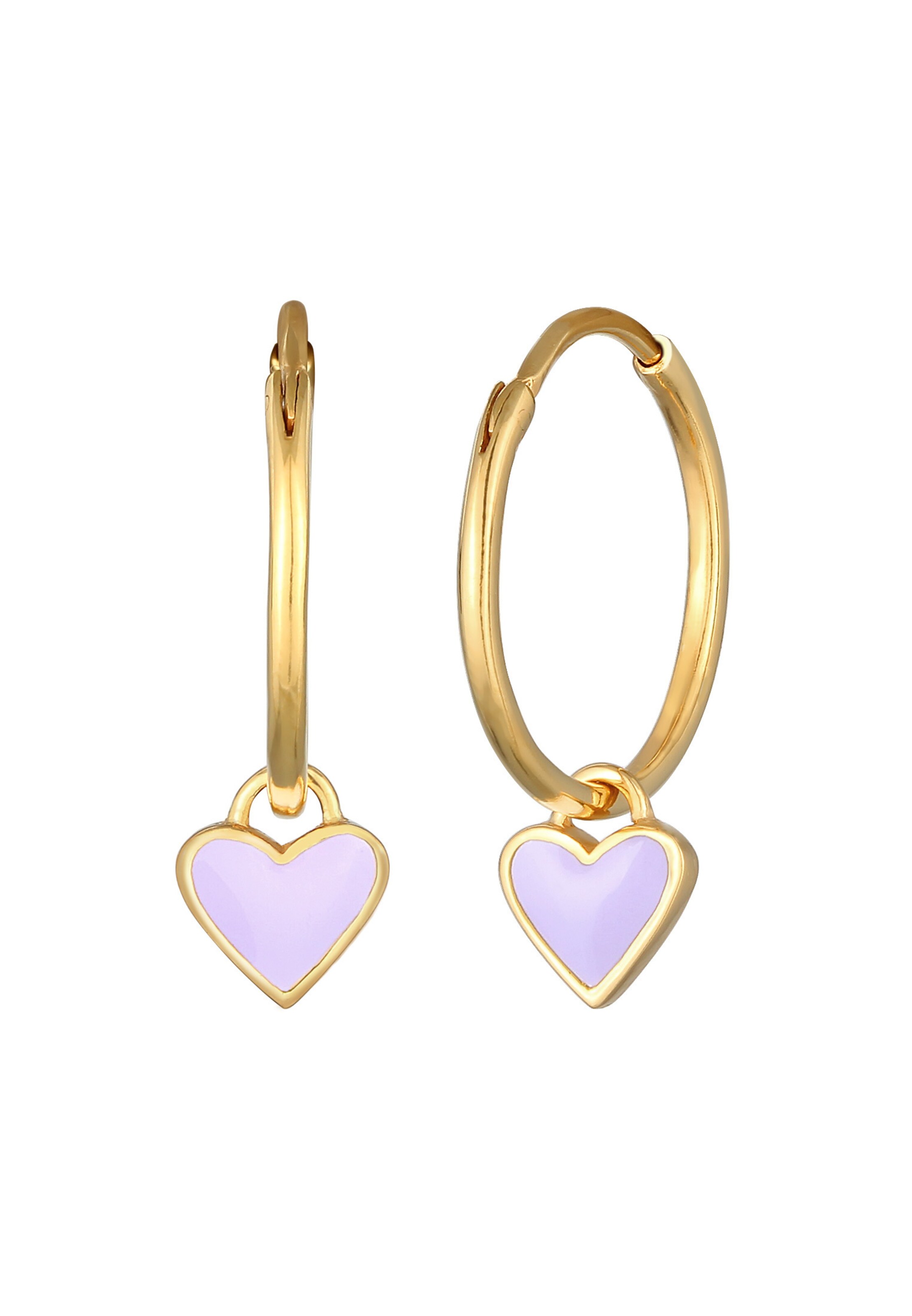 ELLI Náušnice - Fialová