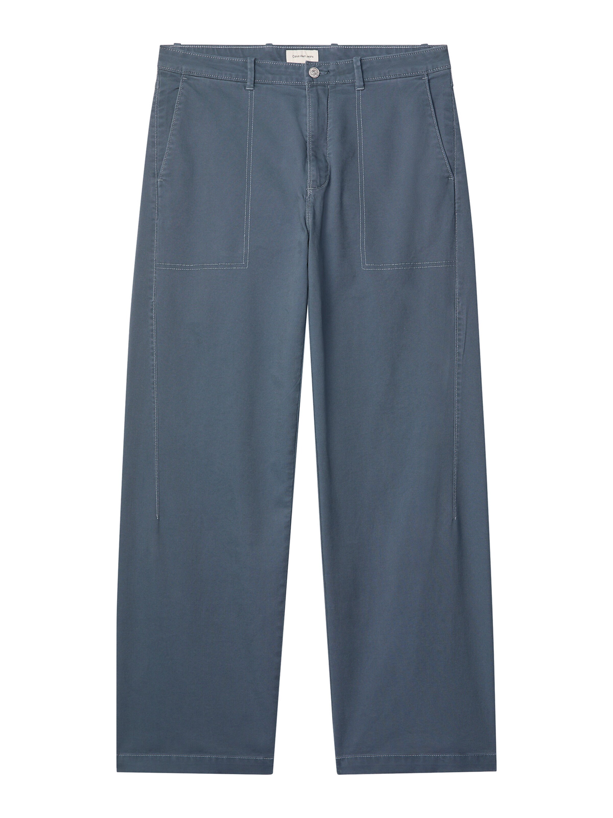 Calvin Klein Jeans Loose fit Trousers 'Utility' in Blue: front