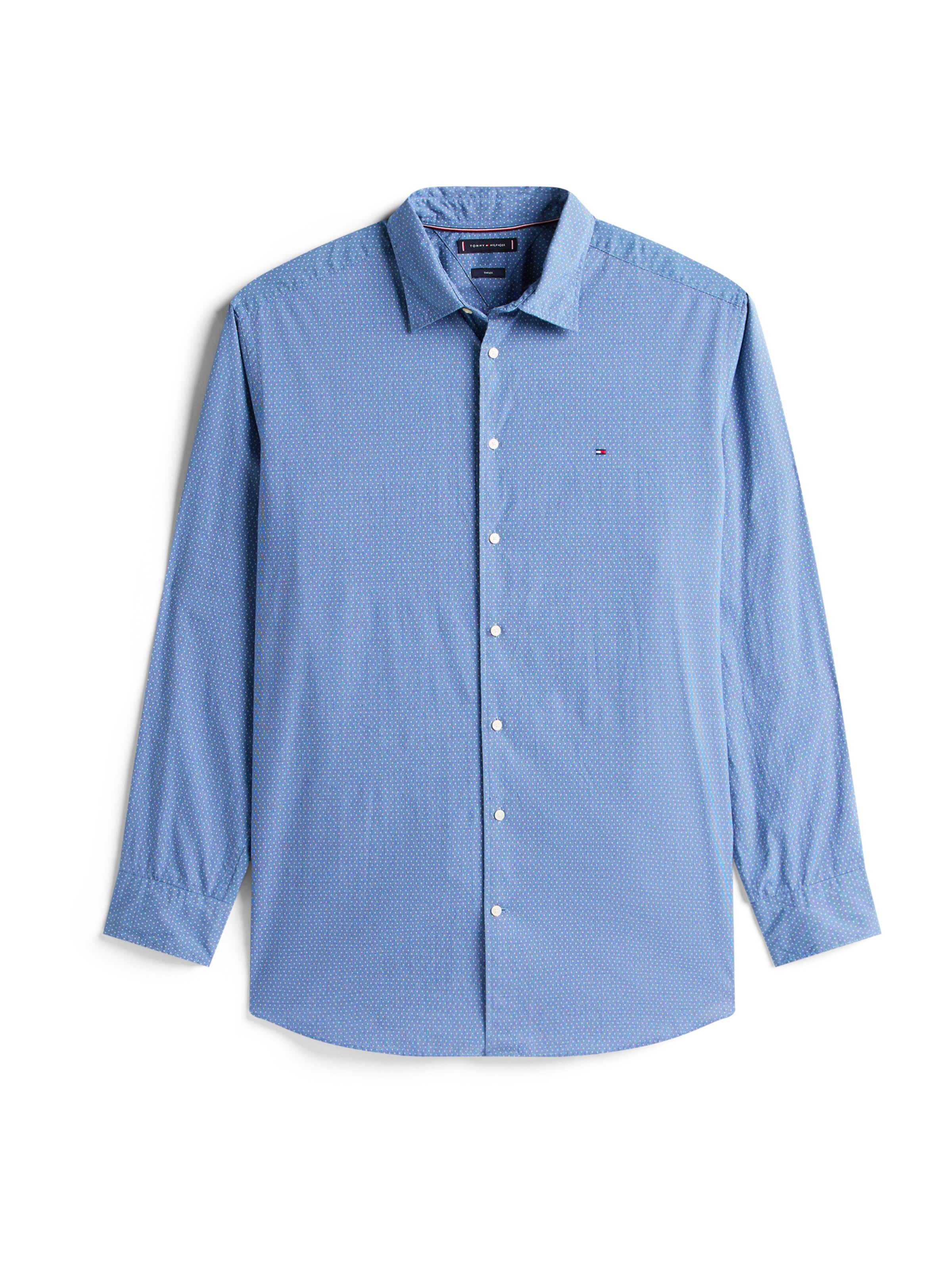 Tommy Hilfiger Big & Tall - Ajuste regular Camisa en azul: frente