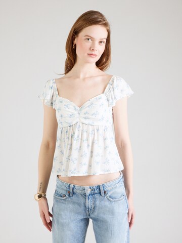 HOLLISTER Блузка в Белый: спереди