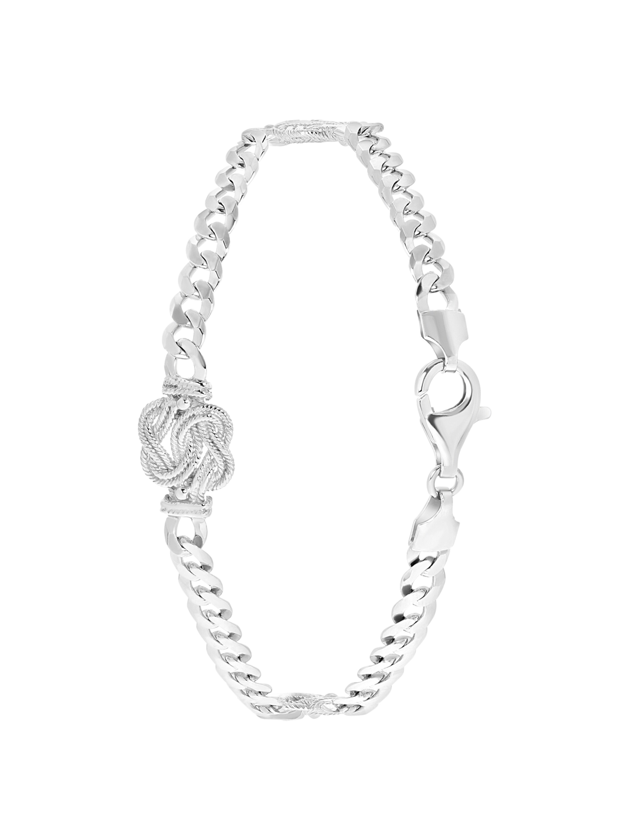 Lucardi Bracelet in Silver: front