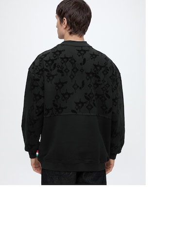 Carlo Colucci Sweatshirt in Schwarz: Rückseite