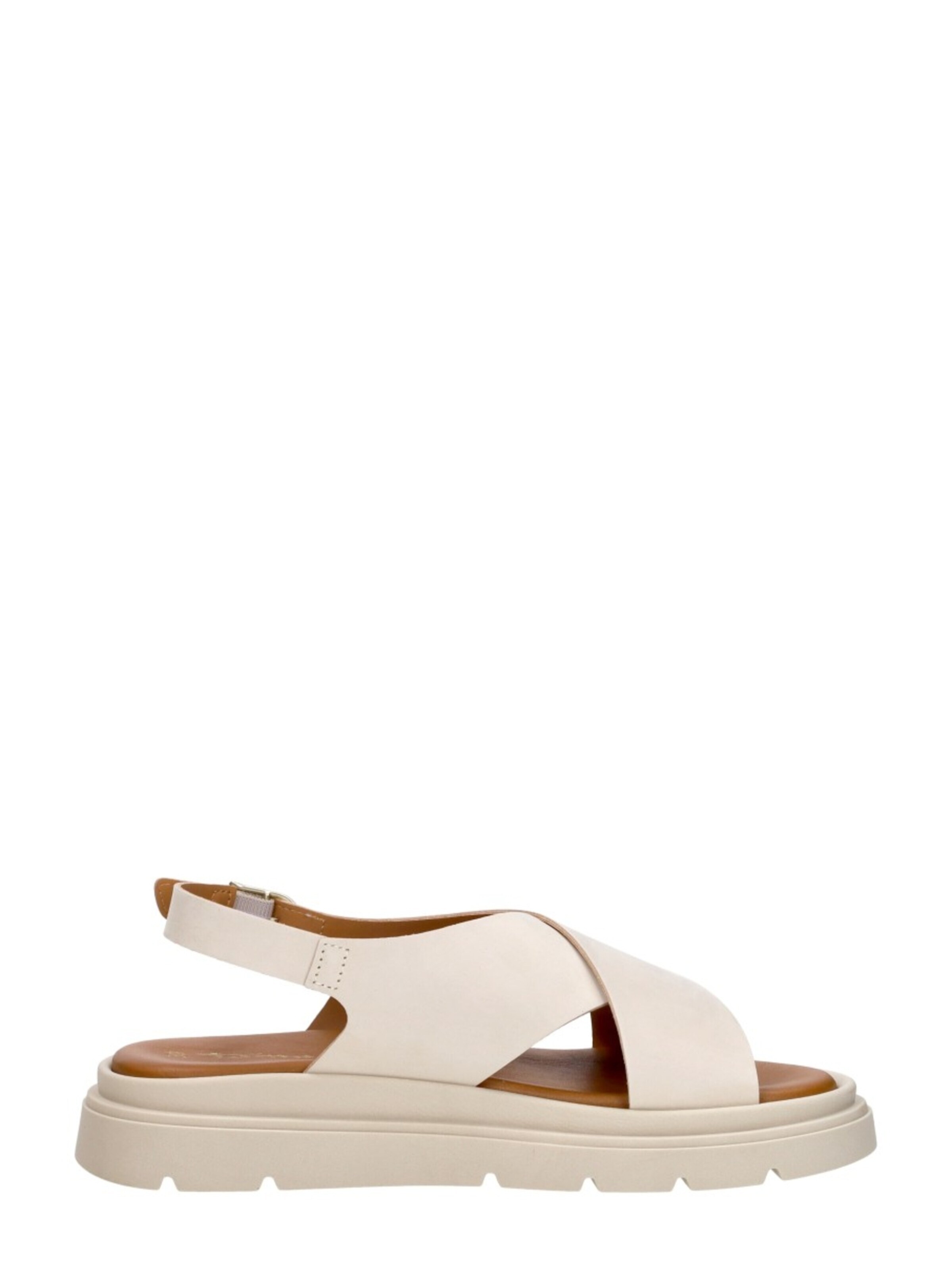 Sandales 'Sandalen Plat' Tamaris en blanc