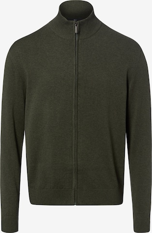 Vestes en maille Nils Sundström en vert : devant