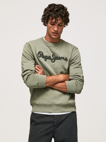 Pepe Jeans Sweatshirt 'Ryan' in Grün: predná strana