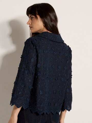 Chemisier ' ' Apricot en bleu