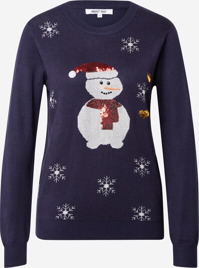 ABOUT YOU Sweater 'Christmas' in Navy, Item view