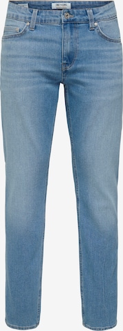 Only & Sons Regular Farkut 'ONSLoom' värissä sininen: etupuoli
