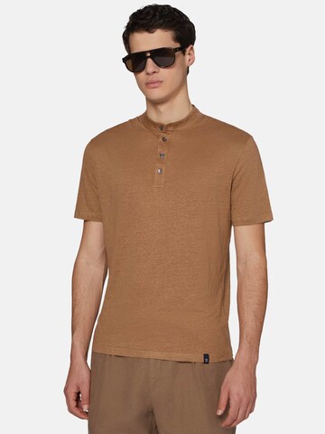 Boggi Milano Shirt in Bruin: voorkant