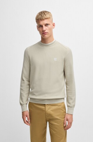 BOSS Sweater 'Anion' in Beige: front