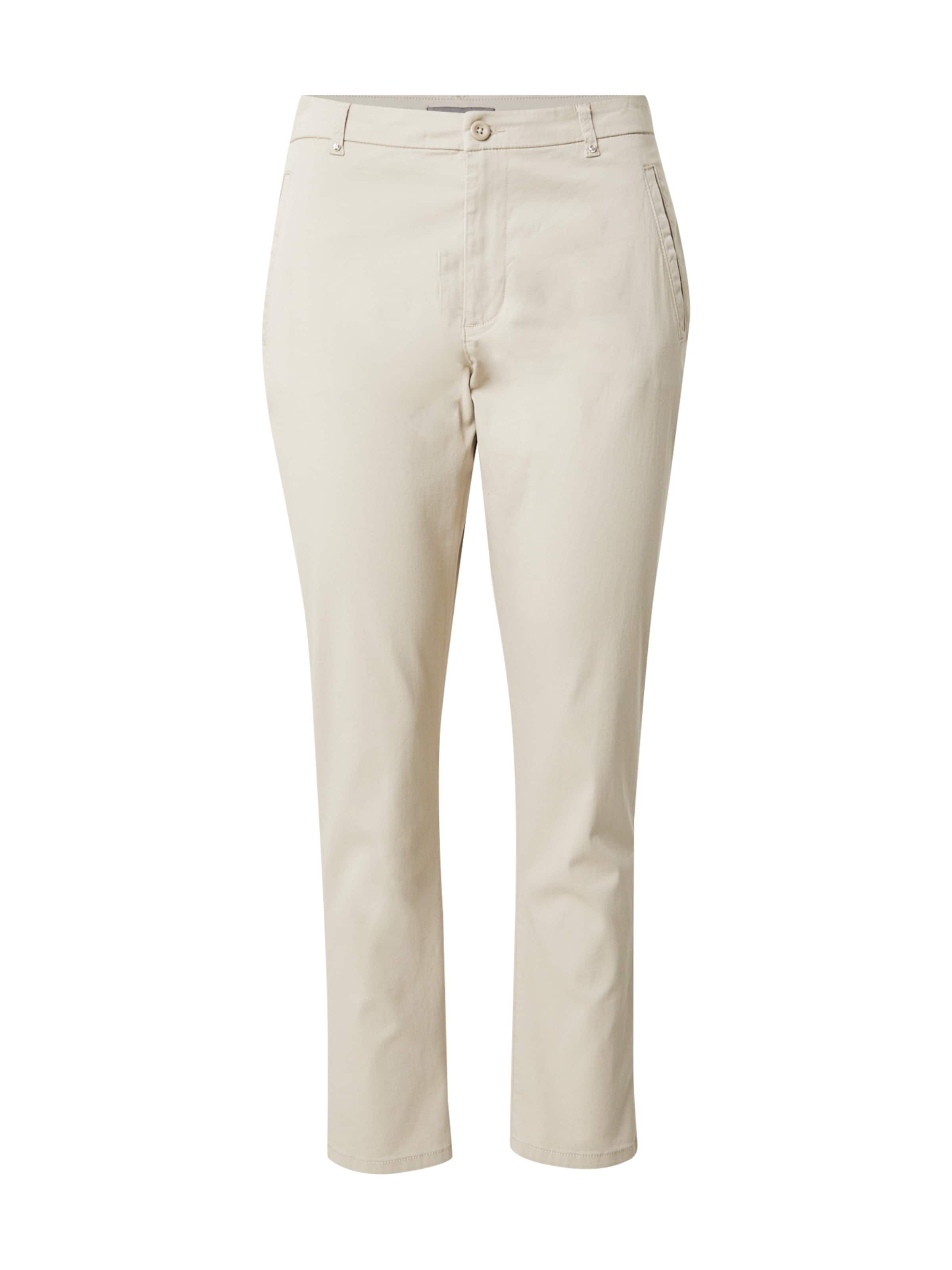 ONLY Carmakoma - Slimfit Pantalón chino 'CARSURA' en beige: frente