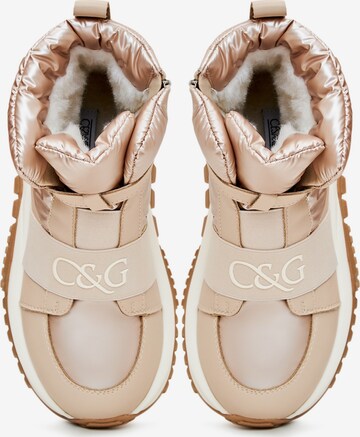 CESARE GASPARI Snow Boots in Beige