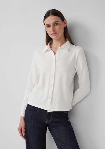 s.Oliver Bluse in Weiß: Vorderseite