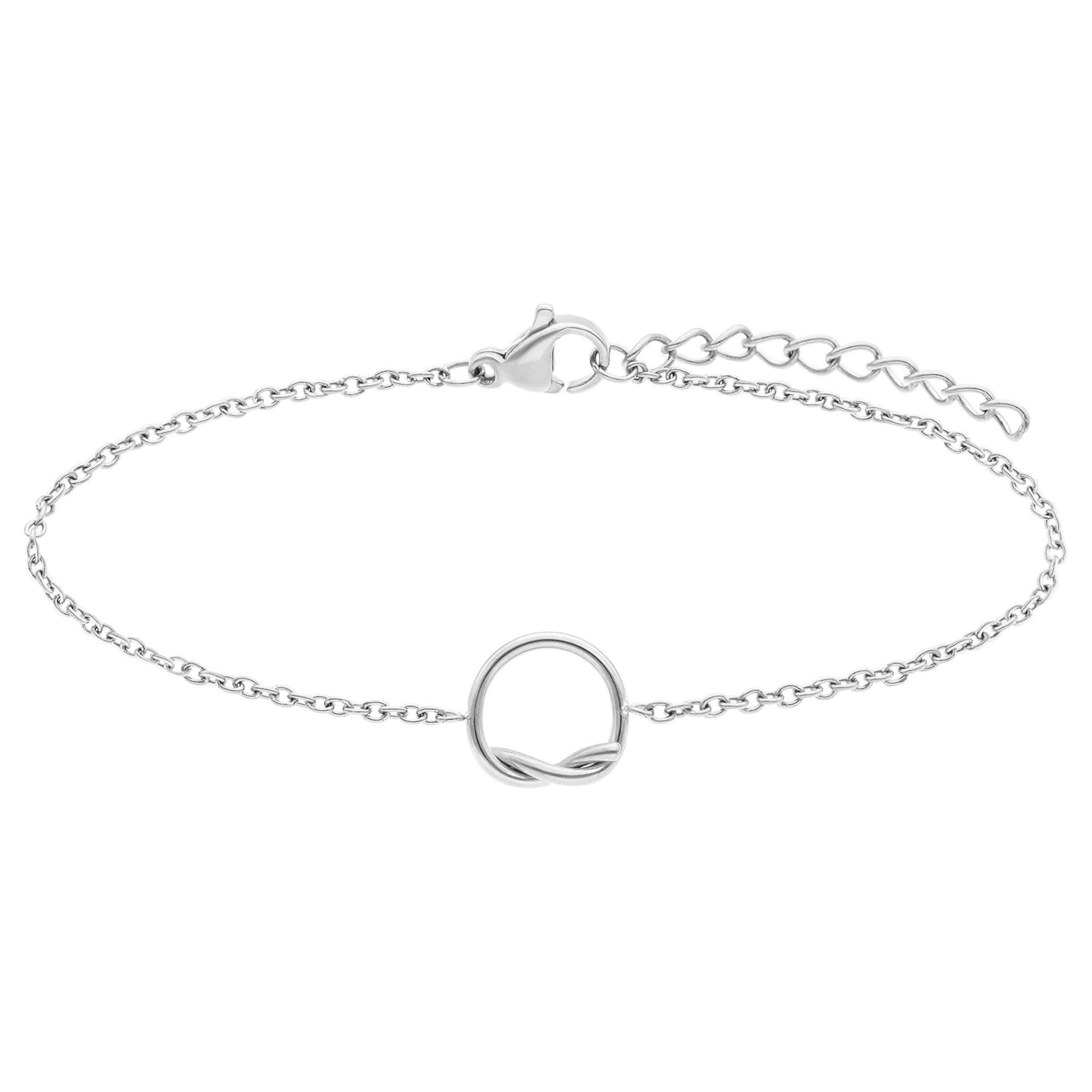 Lucardi Bracelet 'Essentials' in Silver: front