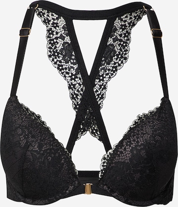 Push-up Soutien-gorge 'Raine' Hunkemöller en noir : devant