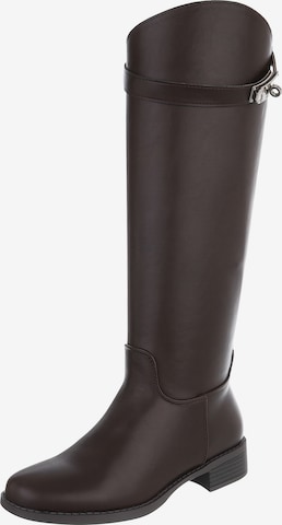 Ital-Design Boots in Brown: front