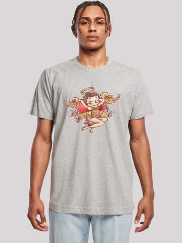 T-Shirt F4NT4STIC en gris : devant