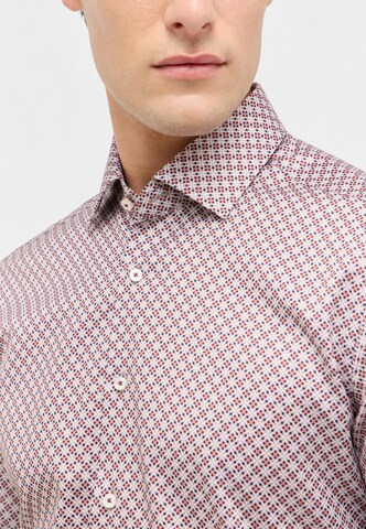 ETERNA Slim fit Business shirt in Red