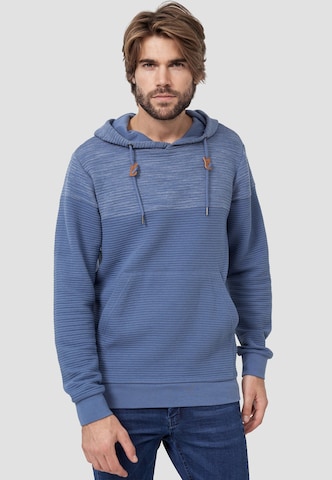 INDICODE JEANS Sweater in Blue: front