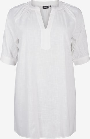 Tunica 'CANANNA' di Zizzi in bianco: frontale