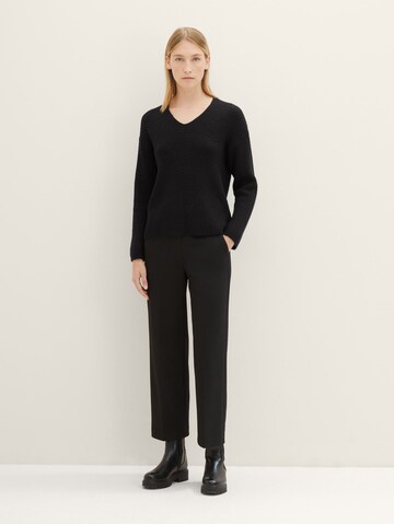 TOM TAILOR Pullover in Schwarz