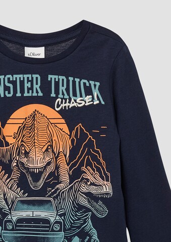 T-Shirt s.Oliver en bleu