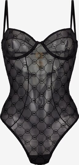 OW Intimates Body 'MONA' en noir, Vue avec produit
