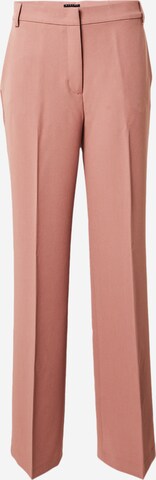 Sisley Wide leg Pleated Pants in Pink: front