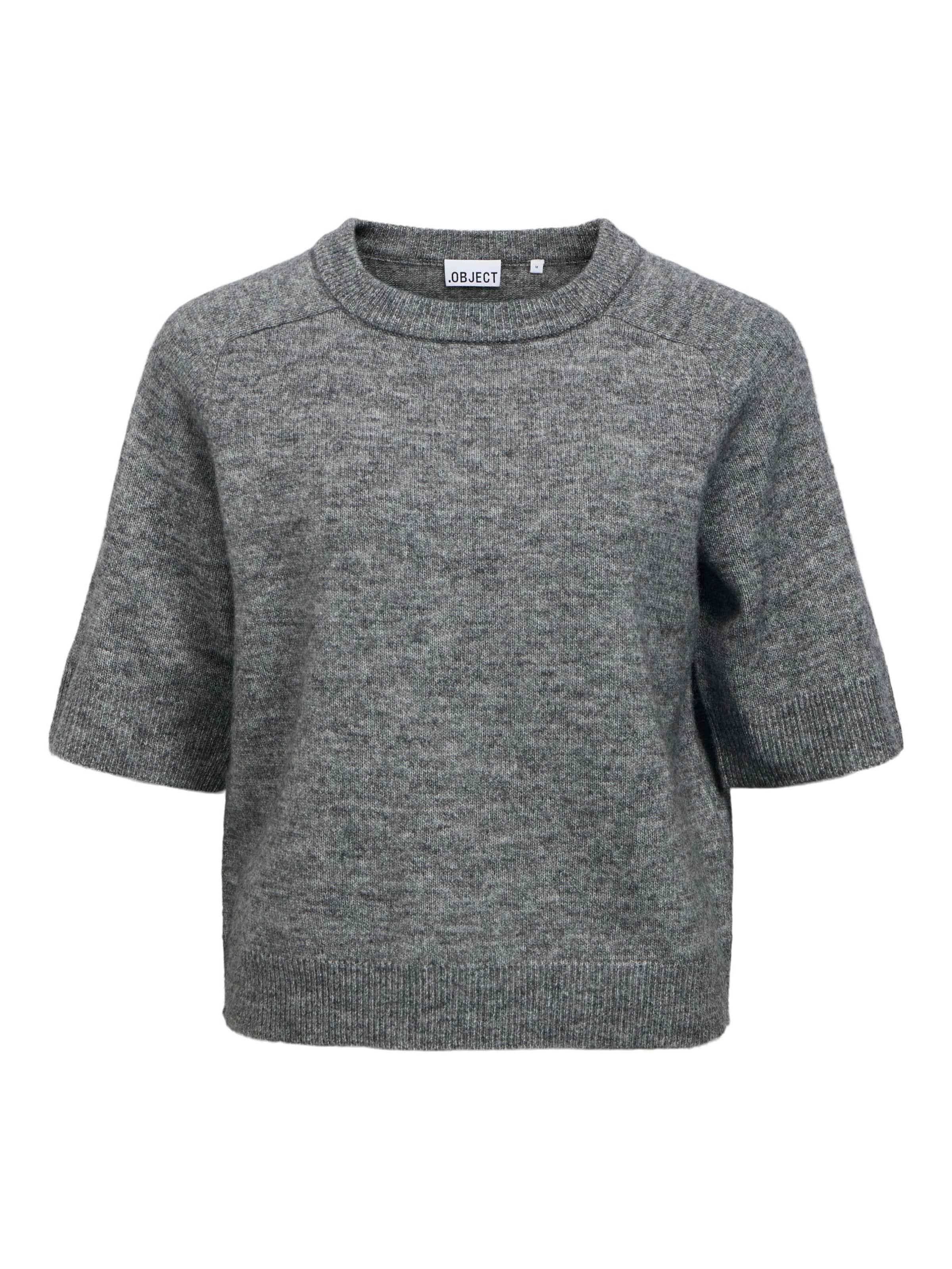 OBJECT Pullover 'OBJDenisi' in Grau: Vorderseite