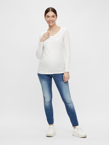 MAMALICIOUS Slimfit Jeans 'Nome' in Blauw