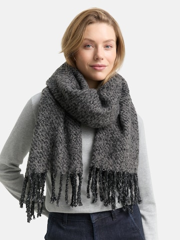 TOM TAILOR Sjaal in Zwart: voorkant