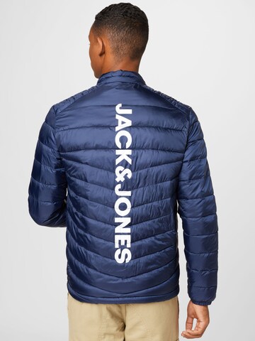 JACK & JONES Prechodná bunda 'Hero' - Modrá