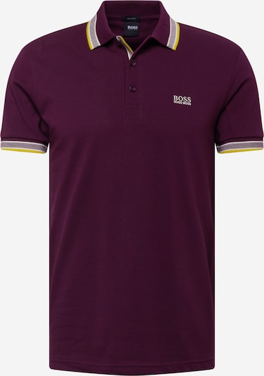 BOSS ATHLEISURE T-Shirt 'Paddy' en jaune / baie / blanc, Vue avec produit