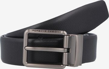 Ceinture Porsche Design en noir : devant