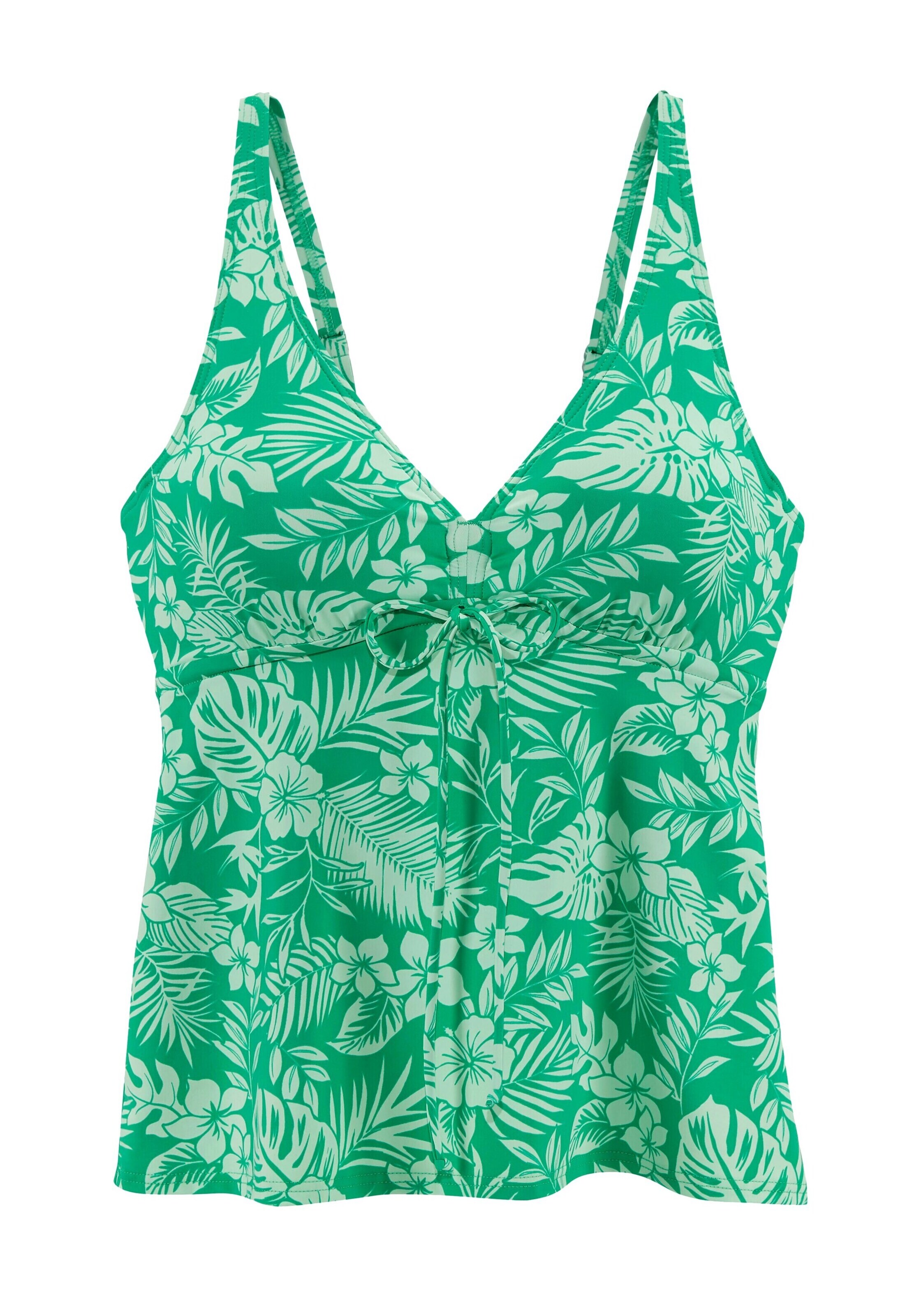 VENICE BEACH Triangel Tankinitop in Grün: Vorderseite