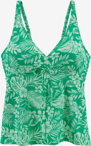 VENICE BEACH Triangel Tankinitop in Grün: Vorderseite