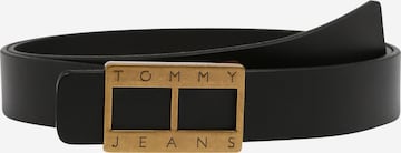 Tommy Jeans Колан в черно: отпред