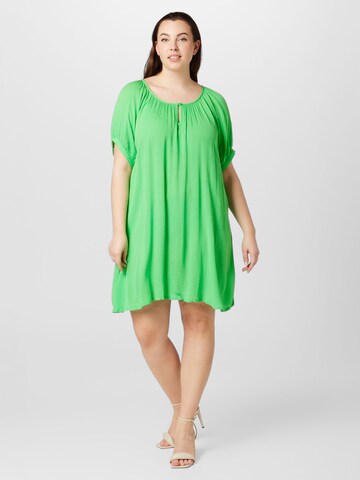KAFFE CURVE Tunic 'Ami' in Green: front