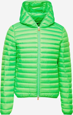 SAVE THE DUCK Prehodna jakna | zelena barva: sprednja stran