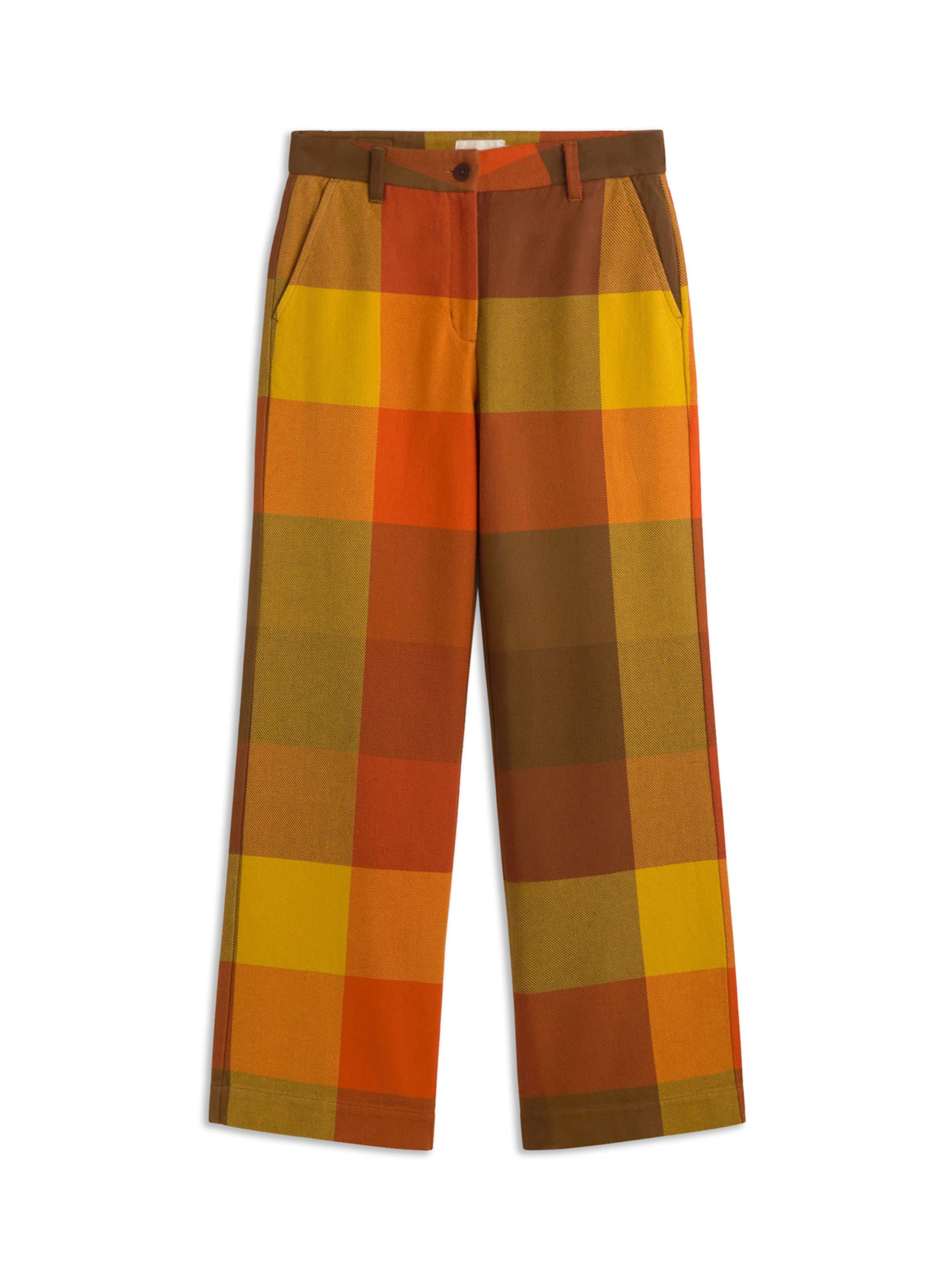 Thinking MU - Regular Calças 'Hermione' em amarelo: frente