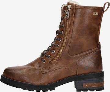 Chaussure à lacets 'Veterschoenen Hoog' MUSTANG en marron : devant