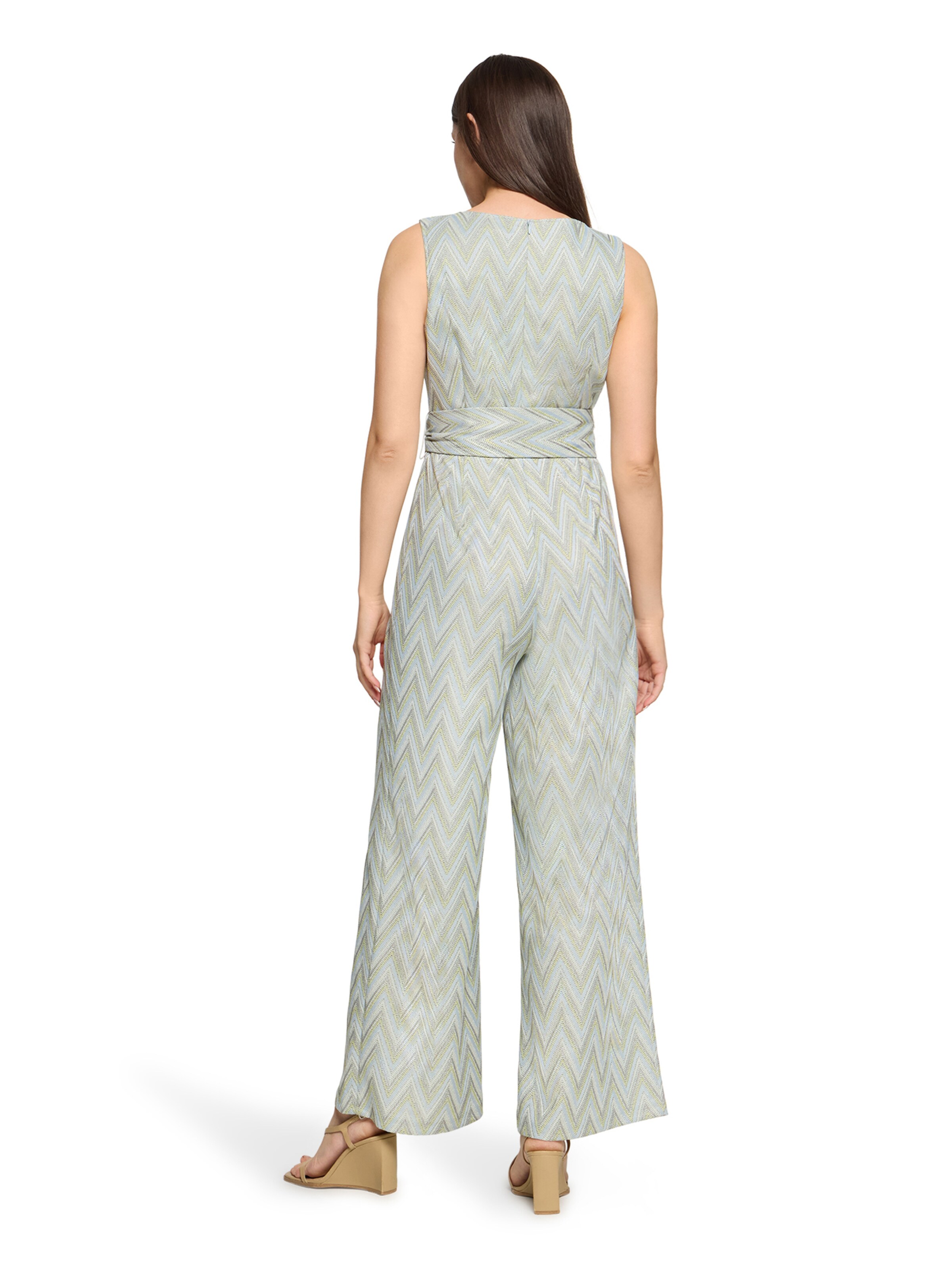 Betty Barclay Jumpsuit mit Bindegürtel in Blau