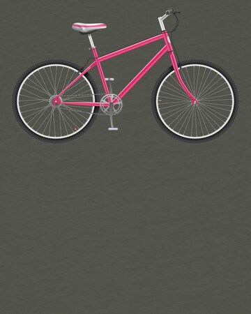 T-Shirt 'Pink Bike' watabout.kids en vert