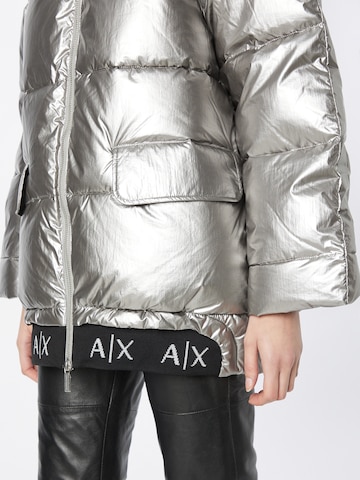 ARMANI EXCHANGE Winter jacket in Silver