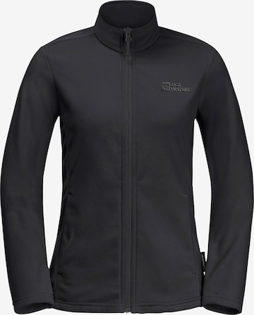 JACK WOLFSKIN Funktionsfleecejacke 'Taunus' in Schwarz: Vorderseite