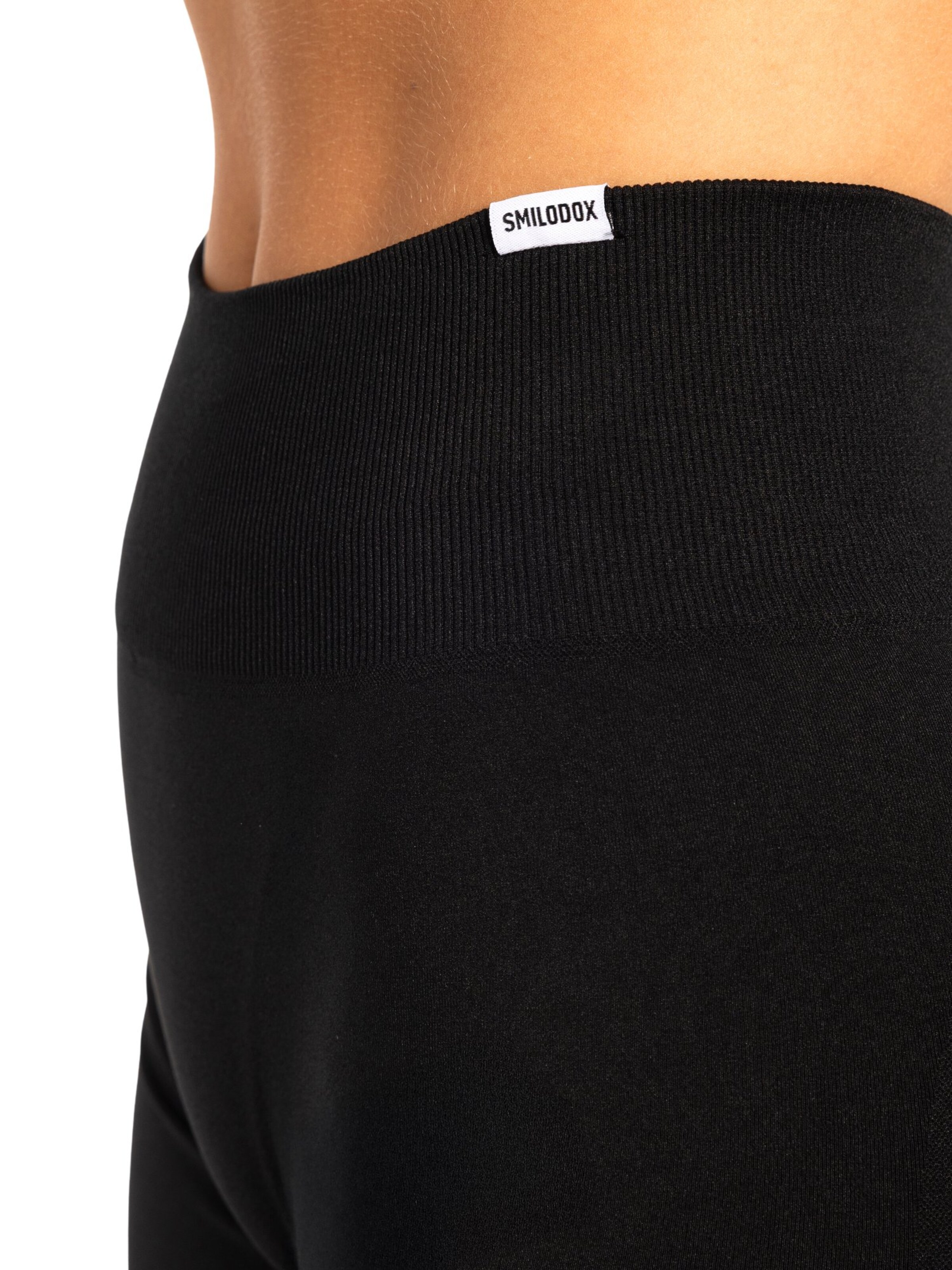 Smilodox Slim fit Sports trousers 'Phelia' in Black