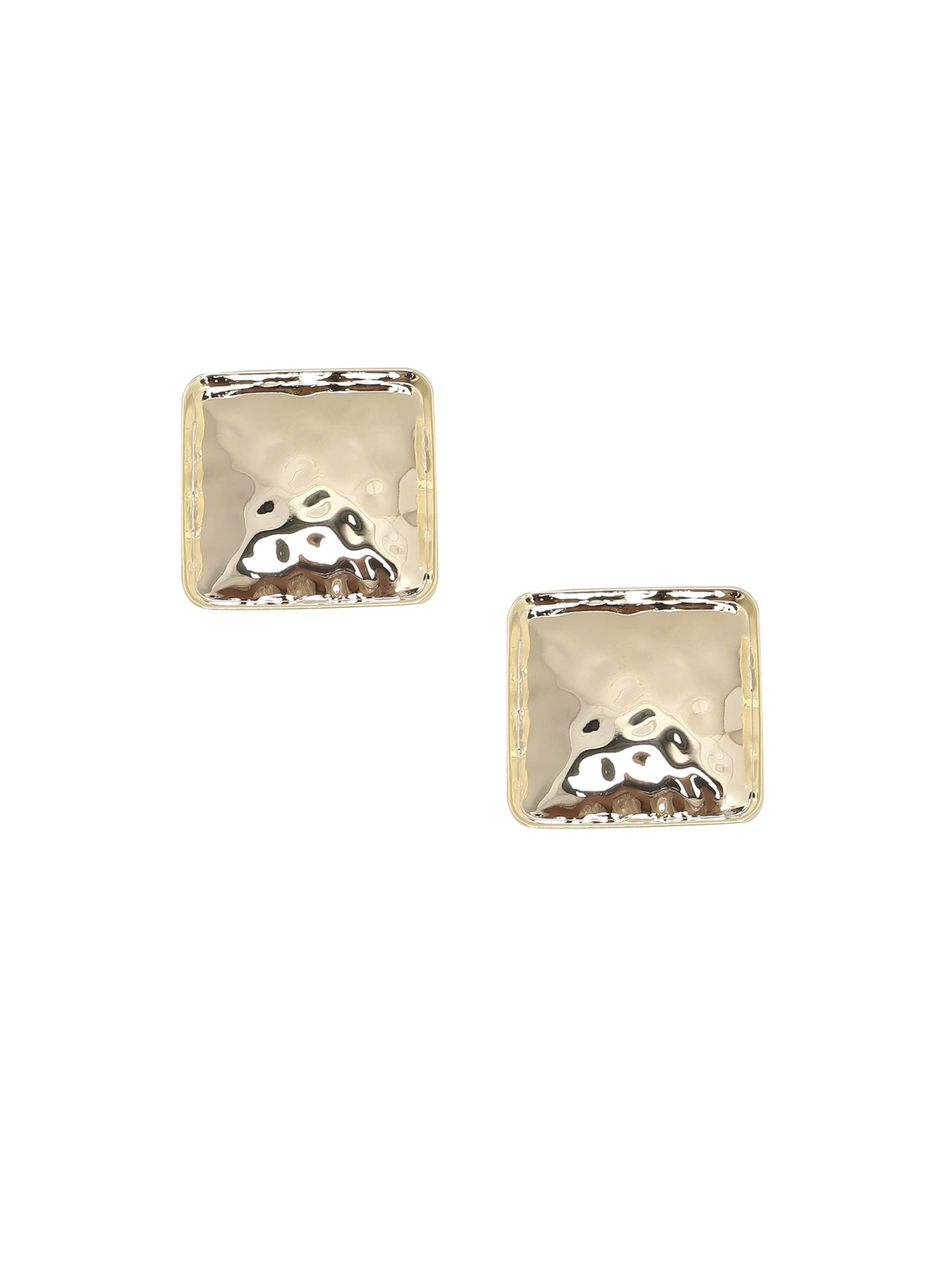 SOHI Náušnice ' Jayna ' - Zlatá: predná strana