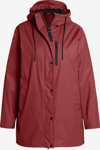 Ulla Popken Performance Jacket 'Hyprar' in Red: front